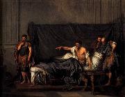 GREUZE, Jean-Baptiste Septimius Severus and Caracalla oil on canvas